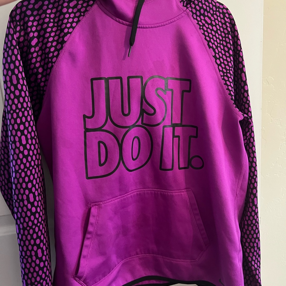Nike Pink 'Just Do It' Hoodie